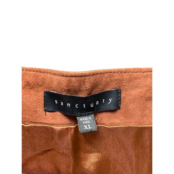 Women’s Size XL Sanctuary Suede Skirt Buttery Soft Mini - Picture 2 of 5